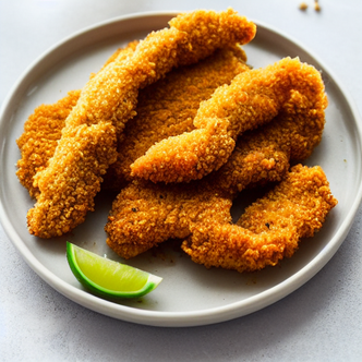 Chicken Tenders & Fries at Zervos Tavern & BBQ