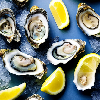 Oysters Half Dozen at POP Wine Bar