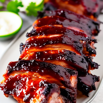 Half Rack of Back Ribs at Fox & Hounds Pub