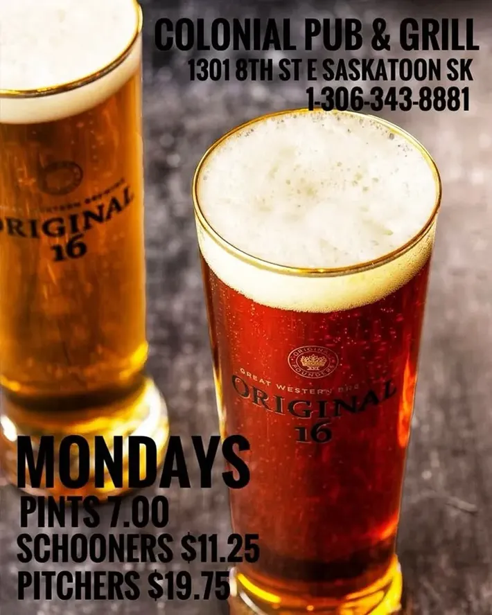 Pint at Colonial Pub & Grill
