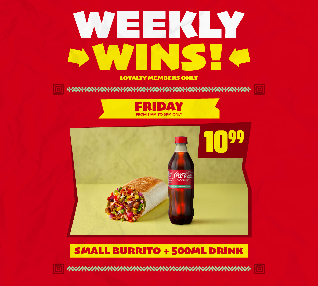 Weekly Wins – Friday at Quesada Burritos & Tacos