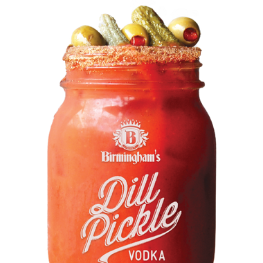 Dill Pickle Caesar at Birmingham's Vodka & Ale House