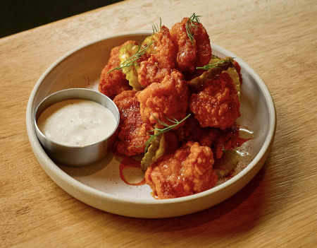 Hot Chicken & Pickles at Cactus Club Cafe