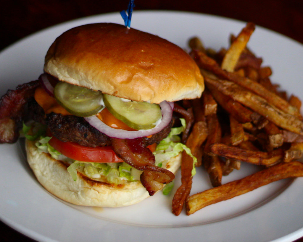 Burger & Beer with Choice of Side at Fox & Hounds Pub