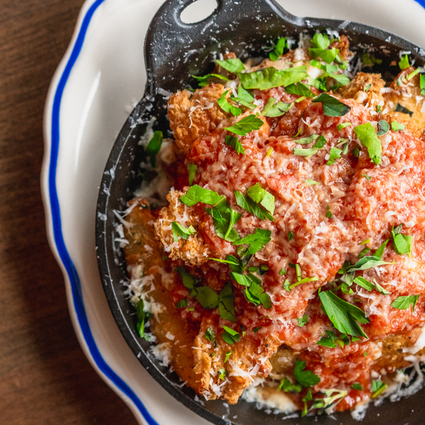 Chicken Parm Fries at Liberty Kitchen