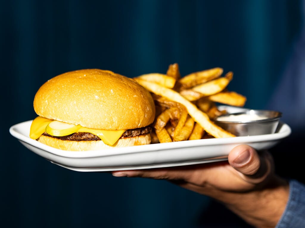 Lil' Cheeseburger & Fries at Original Joe's