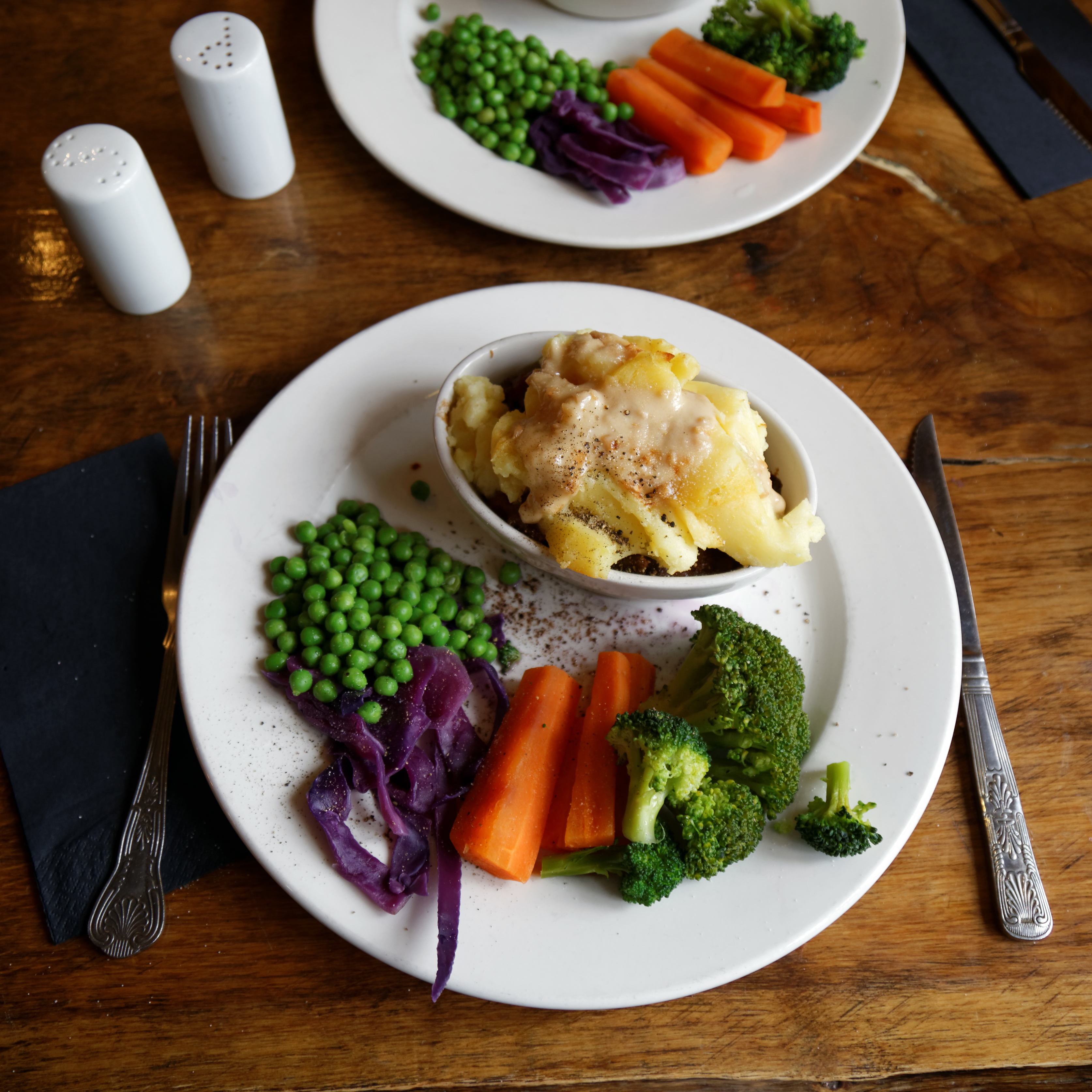 Shepherd's Pie, Lamb Stew, and Fish N' Chip at Winston's English Pub & Grill