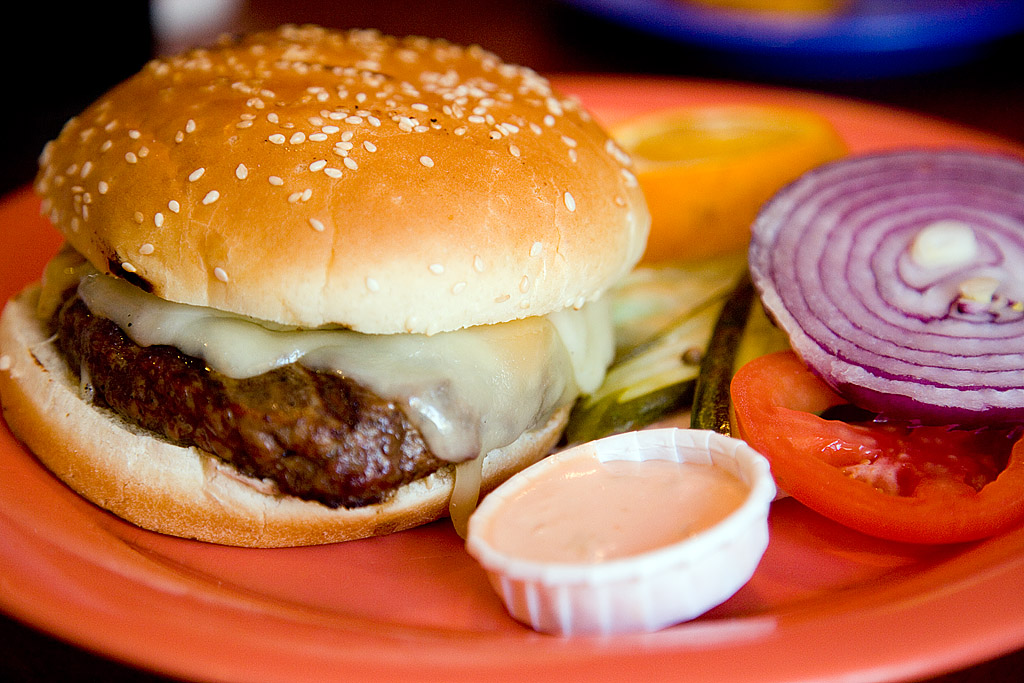Burger Special at Mulberry's Restaurant and Catering