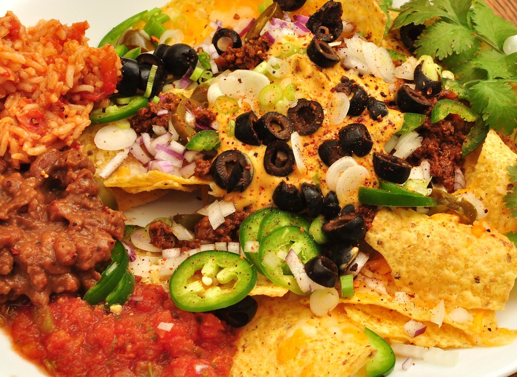 Nachos at Redzone Premium Sports Bar